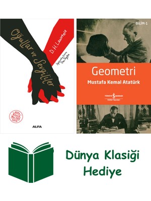 Alfa Yayınları Oğullar ve Sevgililer + Geometri + Dünya Klasiği Hediye
