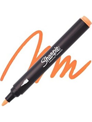 Sharpie Akrilik Markör Kalem Yuvarlak Uç Turuncu Sh-2218122 (6 Lı Paket)