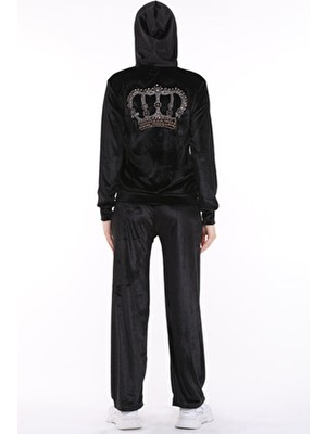 Ikmal Taçlı Taş Yumuşak Doku Kadifebol Paça