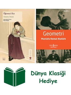 İthaki Yayınları Öğrenci Kız + Geometri + Dünya Klasiği Hediye