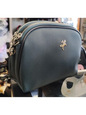 Ada Çanta Kırtasiye Kadın Çapraz Çanta Çift Fermuarlı Lcs 00452