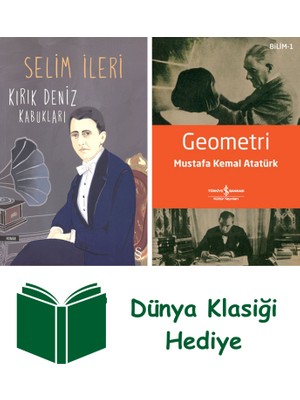 Everest Yayınları Kırık Deniz Kabukları + Geometri + Dünya Klasiği Hediye