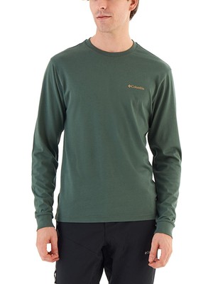 Columbia CS0354 Csc M Basic SM Logo  Ls Tee Erkek Uzun Kollu T-Shirt