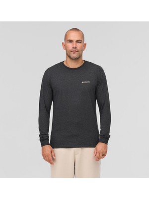 Columbia CS0354 Csc M Basic SM Logo  Ls Tee Erkek Uzun Kollu T-Shirt