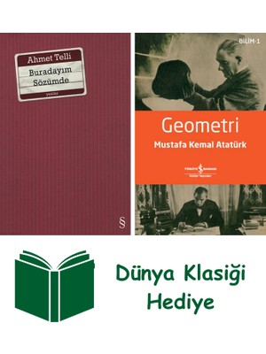 Everest Yayınları Buradayım Sözümde + Geometri + Dünya Klasiği Hediye