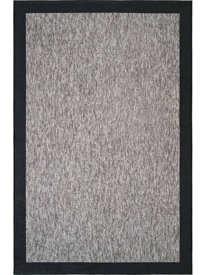 Sisal Halı Pratico Gri Makinede Yıkanabilir Kaymaz Taban Mutfak Halısı Sisal Görünüm Yumuşak Dijital Baskı Halı