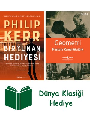Alfa Yayınları Bir Yunan Hediyesi + Geometri + Dünya Klasiği Hediye