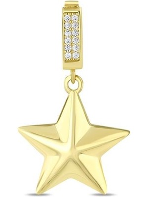 Assos Pırlanta Altın Yıldız Kolye Ucu - 14K