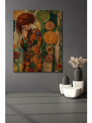 Teona Ahşap Sanatçıdan Ilham Yağlı Boya Görünümlü Ahşap Dekoratif Tablo Dikdörtgen Tablo