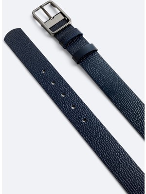 AVVA Erkek Lacivert %100 Deri Çift Taraflı Kemer A42Y9310