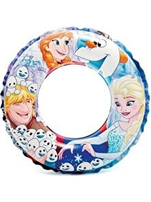 Frozen 51 cm Derinlikte Can Simidi 3+ Yaş İçin Renkli Eğlenceli Yüzme Aksesuarı