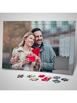 Kişiye Özel 99 Parça Fotoğraflı Puzzle Eğlenceli Tasarım Çocuk ve Öğrenci İçin Hediye