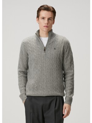 Polo Ralph Lauren Yarım Fermuar Triko Kazak