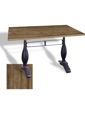 Dockers Çipa 3011 Döküm Ayak Masa 80X140 cm - (Werzalit, Wermodin ve Allzalit Tabla) - Canyon Hidalgo