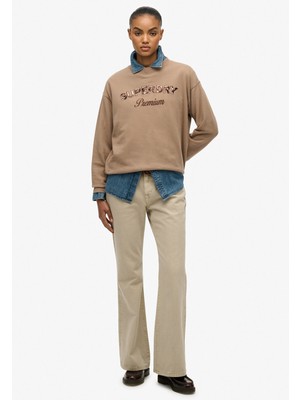 Superdry Kahve Kadın Sweatshırt W2012455A