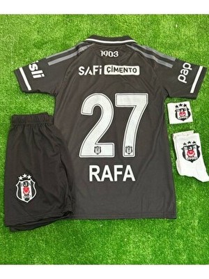 Kombinezyum Beş'ikt'aş' 2026 'rafa 'sılva' 27 Çocuk Alternatif Yakalı Forması 4lü Set Şort/çorap/bileklik