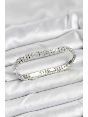 Mey İthalat Bfs Gümüş Renk Vıp Seri Bileklik