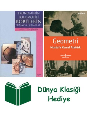 Alfa Yayınları Ekonominin Lokomotifi Kobi'lerin Olmazsa Olmazları + Geometri + Dünya Klasiği Hediye