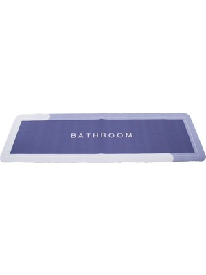 Marsilyan Dikdörtgen  Düz Renkli Su Emici - Sihirli  Banyo Paspası  Elastik  116 x 37.5cm (K95)