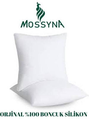 Mossyna 2'li Ultra Dolgun Kırlent Iç Yastık Boncuk Silikon Farklı Ebatlar Seçenekli ve Yıkanabilir