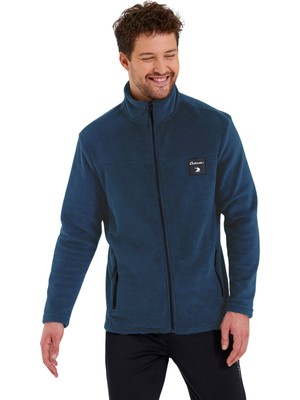 Adams Classics Erkek Standart Fit Günlük Rahat Fermuarlı Yaka Polar Spor Sweatshirt