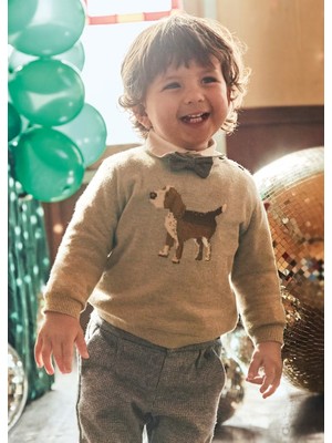 Mayoral Bej Erkek Bebek Kazak 2343