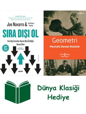 Alfa Yayınları Sıra Dışı Ol + Geometri + Dünya Klasiği Hediye