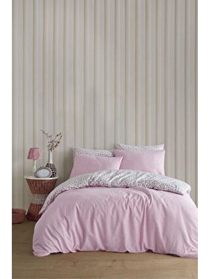 Soley %100 Pamuk Çift Kişilik Nevresim Seti Çiçekli Desen ile Solmaya Dayanıklı Mix & Match