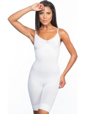 Marsilyan Beyaz Mı Emay 2071 Ince Paçalı Boy Korse