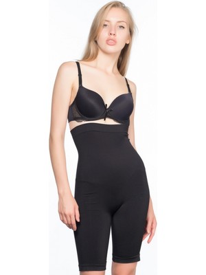 Marsilyan Siyah Mı Emay 2006 Yüksek Bel Uzun Paçalı Korse