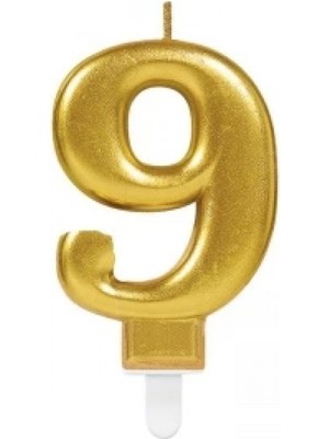 Marsilyan 9 Rakam Mum Gold Renk (K95)