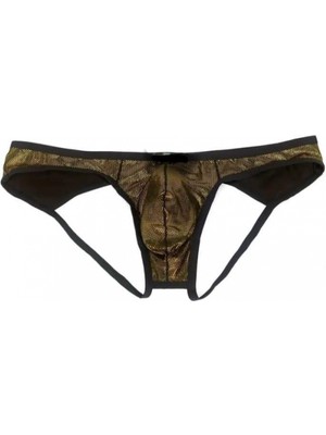 Marsilyan Erkek  Gold Metalik Jockstrap Iç Giyim