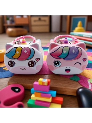 Alpjoy Çocuk Kumbara Kilitli Metal Kumbara