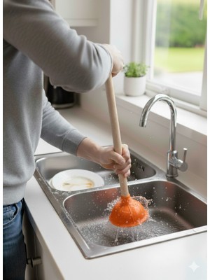 Saban Turuncu - Klozet, Banyo ve Lavabo Gider Açma Pompası