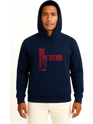 Bahriyeli Collection Kapüşonlu The Evil Within 2 Video Game Göğüs Tasarımlı Unisex Sweatshirt