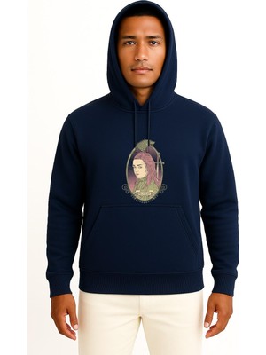 Bahriyeli Collection Kapüşonlu Arya Stark Game Of Thrones Göğüs Tasarımlı Unisex Sweatshirt