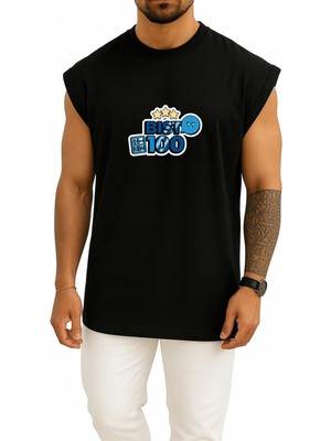 Bahriyeli Collection Oversize Borsa Istanbul Bist 100 Endeks Göğüs Tasarımlı Atlet