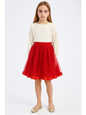 Esila Kids Kız Çocuk Etek Hayal Tül Etek Parti ve Özel Gün Giyim 4-14 Yaş