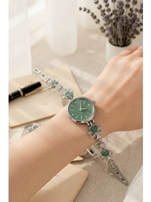 Neorney Şık Zarif Minimal Taş Kordonlu Kadın Kol Saati