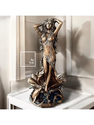 Veronese Afrodit Heykeli Bronz Biblo Yunan Mitolojisi Dekor, Ev Ofis Vıp Hediyelik Obje