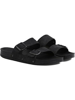 Pierre Cardin Günlük Cırtlı Ayarlanabılır Medical Taban Haç Ümre Için Uygun Rahat Kalıp Erkek Terlik