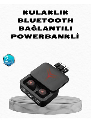 Zero Land Mtxdpn Powerbank Özellikli Bluetooth Kablosuz Kulaklık – Dokunmatik Kontrol, Uzun Pil Ömrü, Ergonomik Tasarım