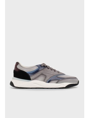 Santoni Süet Deri Sneaker Ayakkabı Erkek Ayakkabı MBIM22112BINGXUBG20