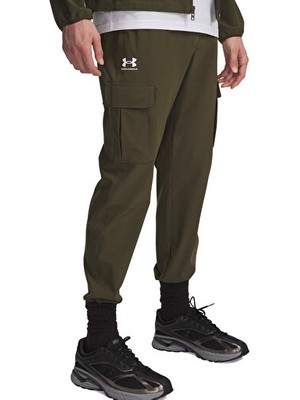 Under Armour Ua Vibe Woven Cargo Pants Erkek Günlük Kargo Eşofman Altı 1386558-308 Yeşil