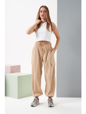 Relax Mode Kadın Camel Pantolon - 26038