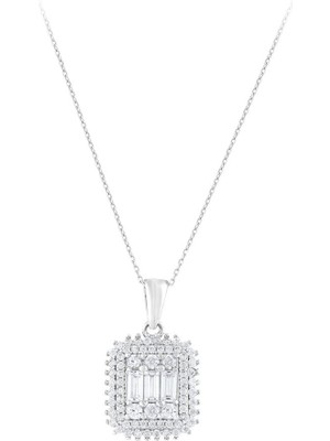 Assos Pırlanta Baget Altın Kolye - 14K