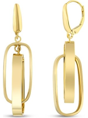 Assos Pırlanta Altın Tasarım Küpe - 14K