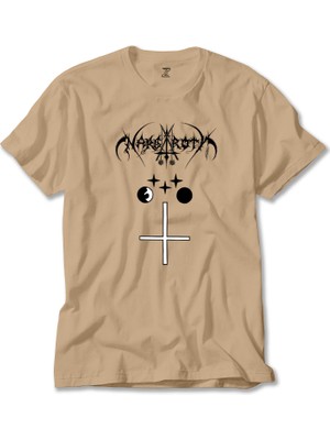 Liyada Nargaroth Orke Krem Tişört Liyada