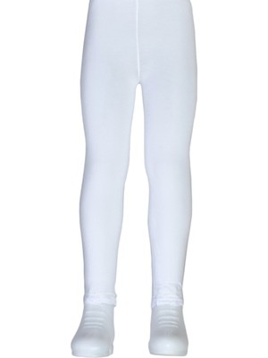 Dore Bileği Dantelli Cotton Çocuk Tayt