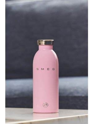 Smeg Clima Bottle Pembe Termos 500 ml